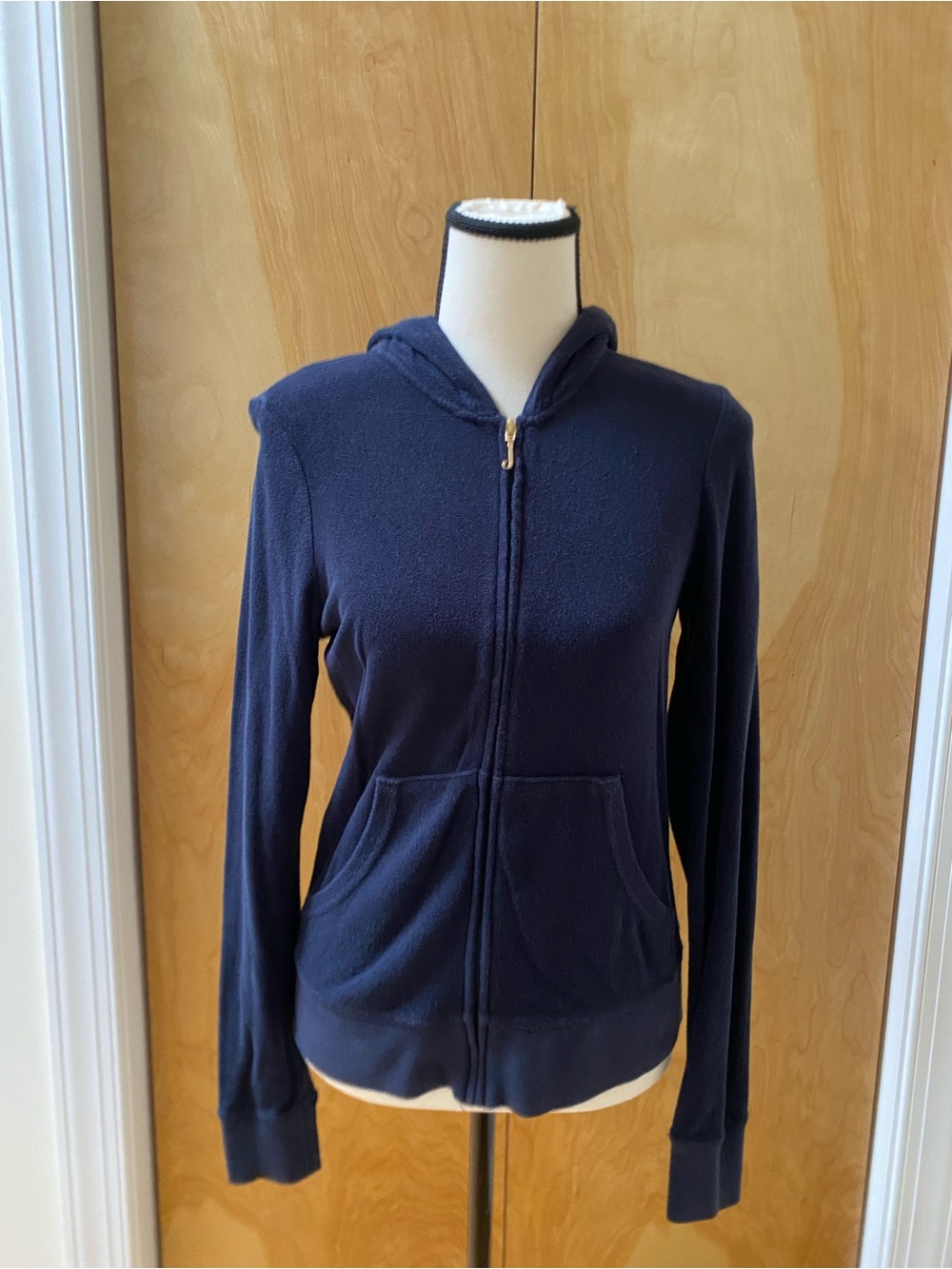 Juicy Couture Navy Zip-Up Hoodie